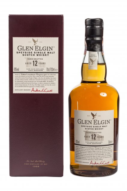 Glen Elgin s krabicou