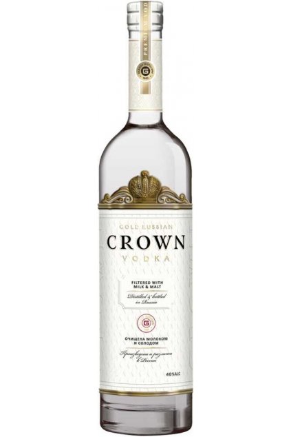 GOLD RUSSIAN CROWN VODKA 0.70L 40%