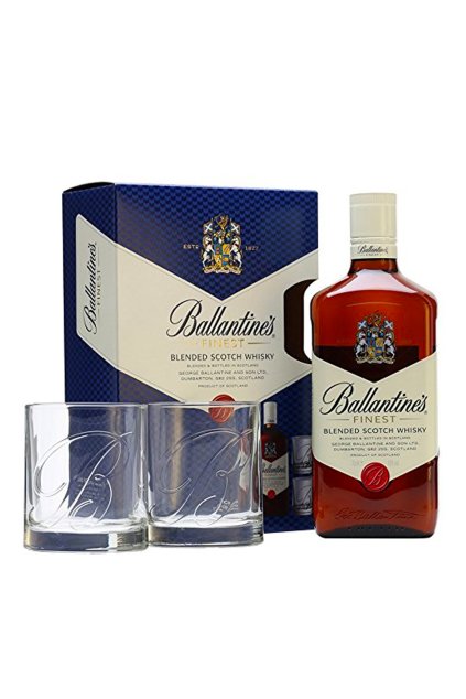Ballantines s 2 poharmi
