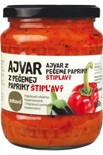 zdravo ajvar 560gr pikant