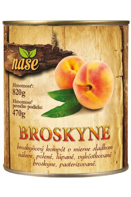 nase broskynovy kompot