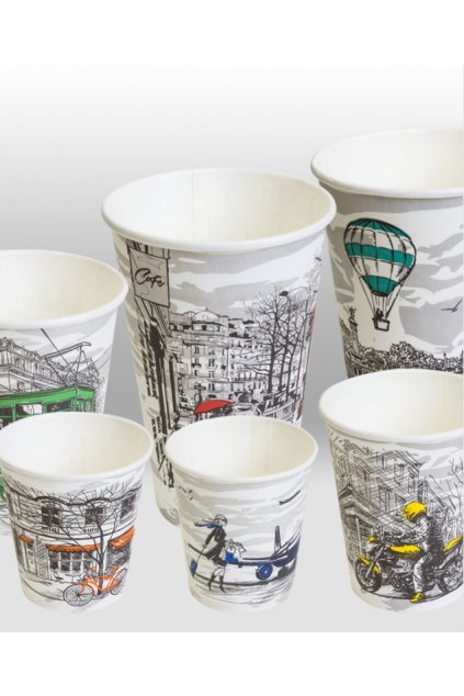 big city life paper cups