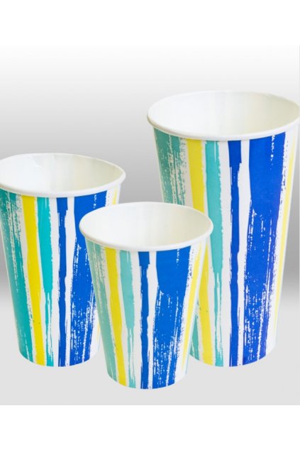 stripes paper cup
