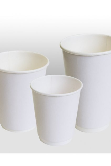 white double wall paper cup