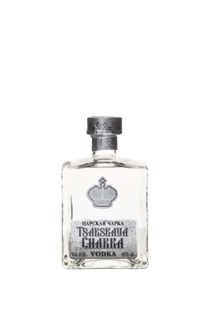 TSARSKAYA CHARKA VODKA SILVER 0.50L 40%