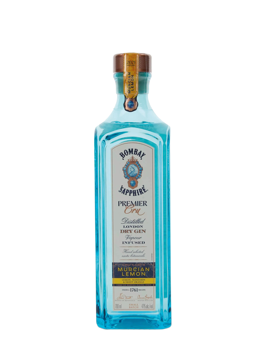 BOMBAY SAPPHIRE PREMIER CRU MURCIAN LEMON 0.70L 47% (čistá fľaša)