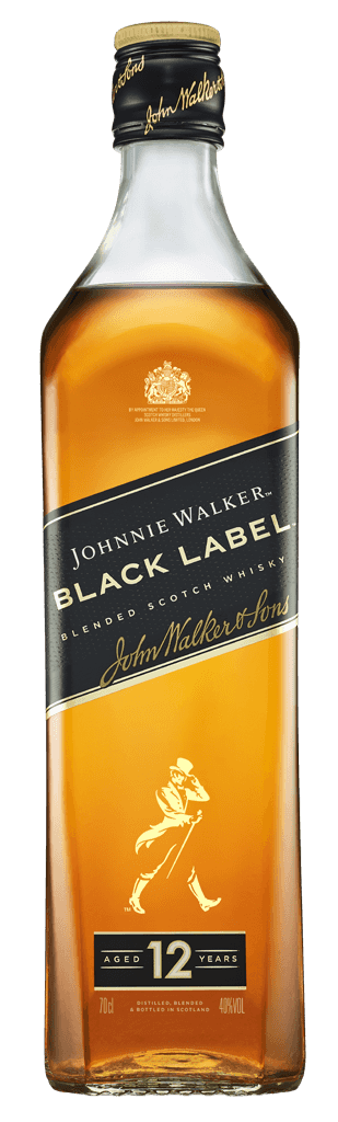 Johnnie Walker Black Label 12y 40% 0,7 l (čistá flaša)