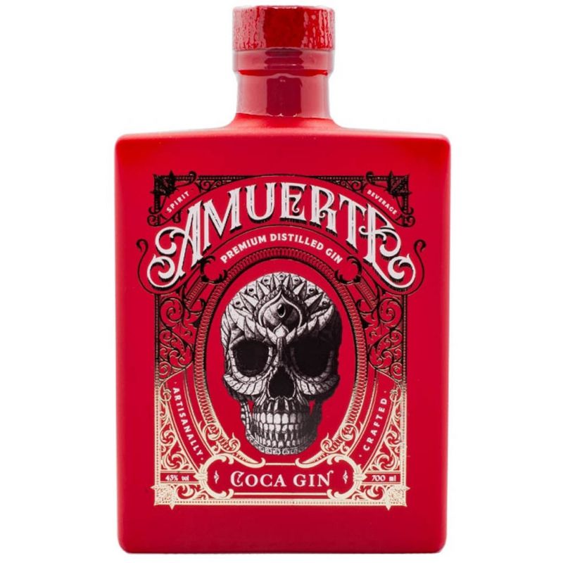 AMUERTE COCA LEAF GIN - RED EDITION 0.70L 43% (čistá fľaša)