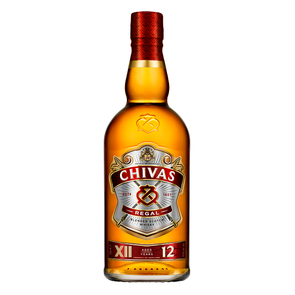 Chivas Regal 12y 40% 0,7 l (čistá fľaša)