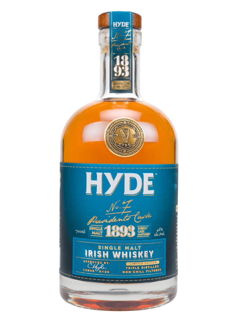 HYDE NO. 7 SINGLE MALT SHERRY MATUIRED 0.70L 46% (čistá fľaša)