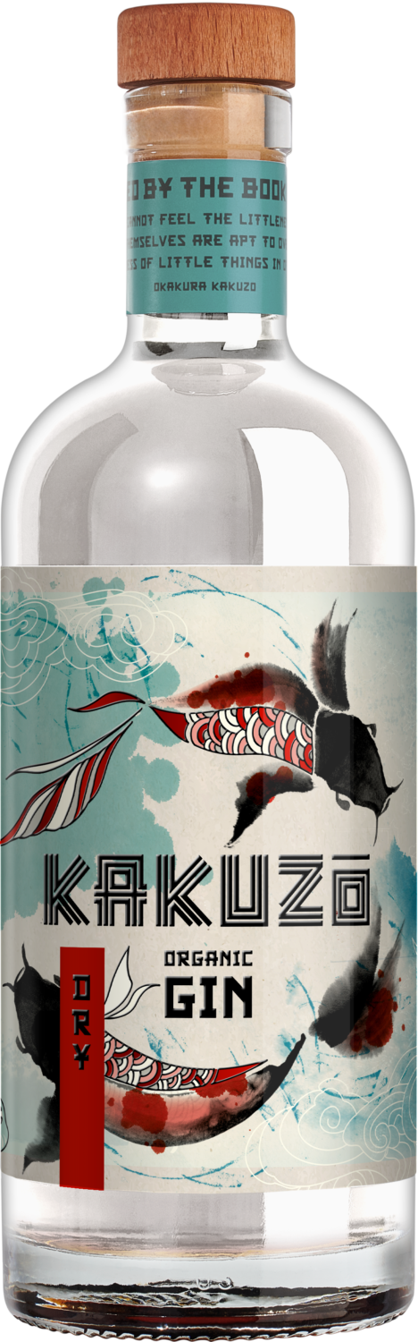 KAKUZO ORGANIC DRY GIN 0.70L 44% (čistá fľaša)