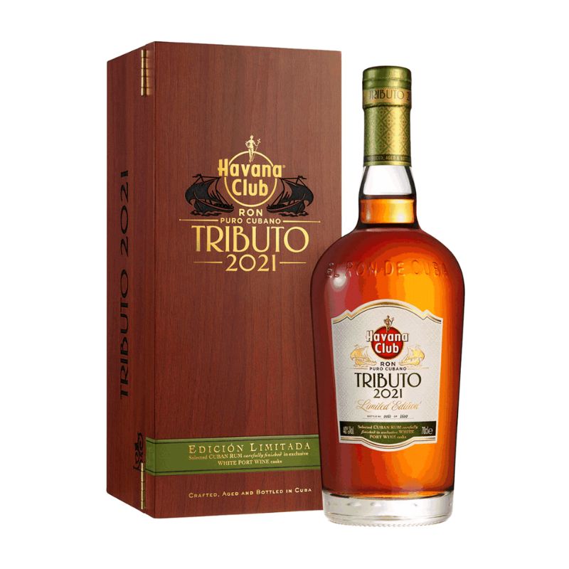 HAVANA CLUB TRIBUTO 2021 0.70L 40% GB (drevená kazeta)