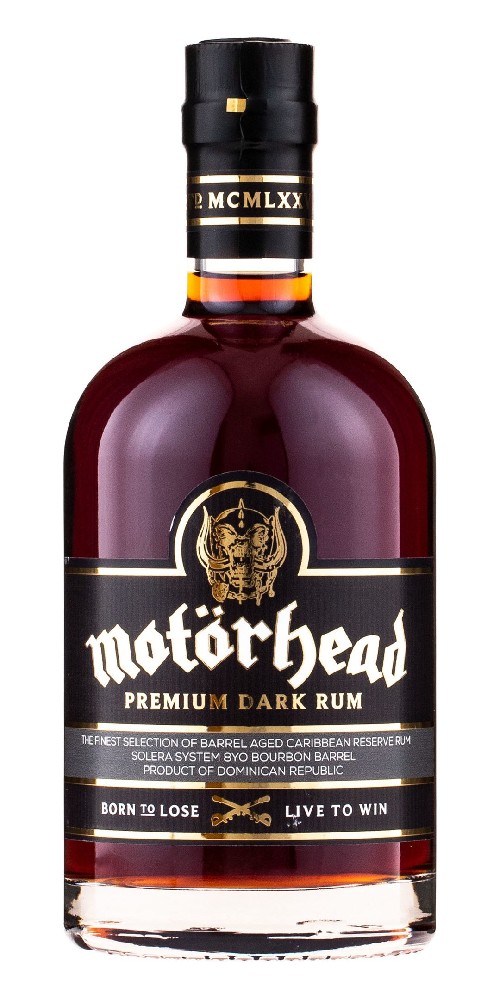 MOTORHEAD PREMIUM DARK RUM 0.70L 40% (čistá fľaša)