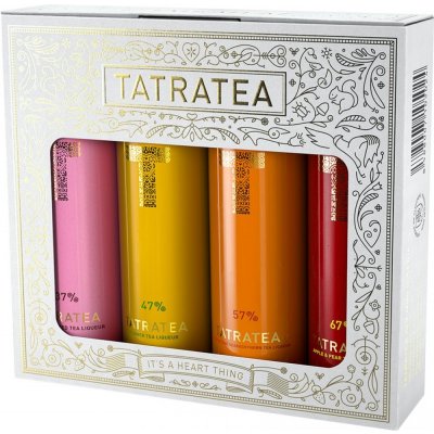 TATRATEA SET MINI 4*0.04L 37%-67% BIELA KAZETA (set 4 fliaš)