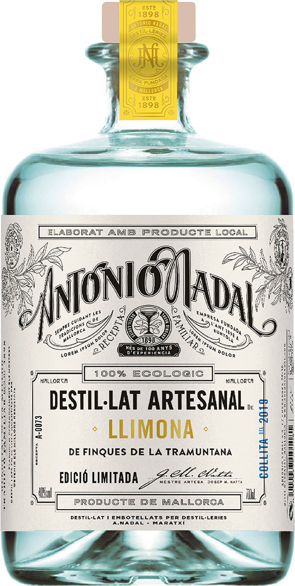 ANTONIO NADAL LEMON 0.50L 40% (čistá fľaša)