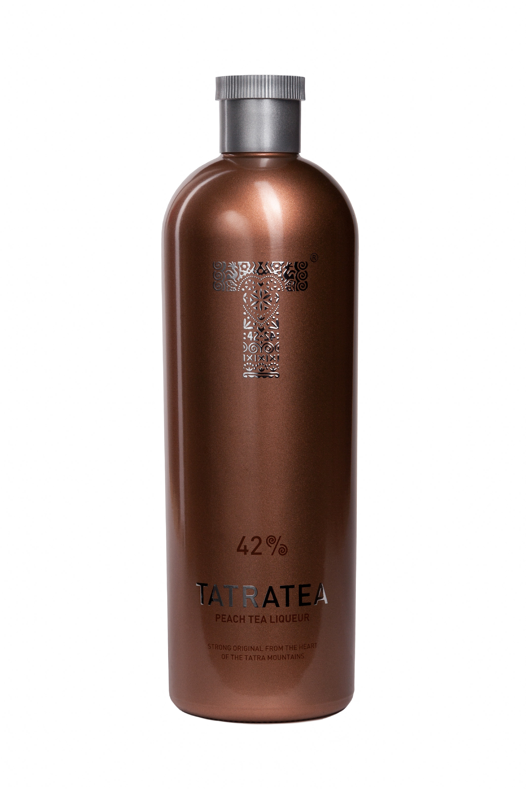 Tatratea Peach & White 42% 0,7 l (čistá fľaša)