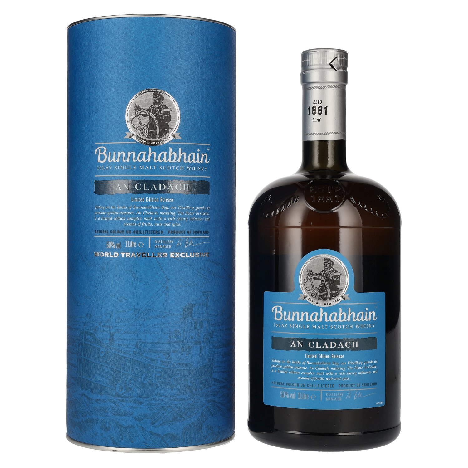 Bunnahanbhain An Cladach 50% 1 l ( tuba)