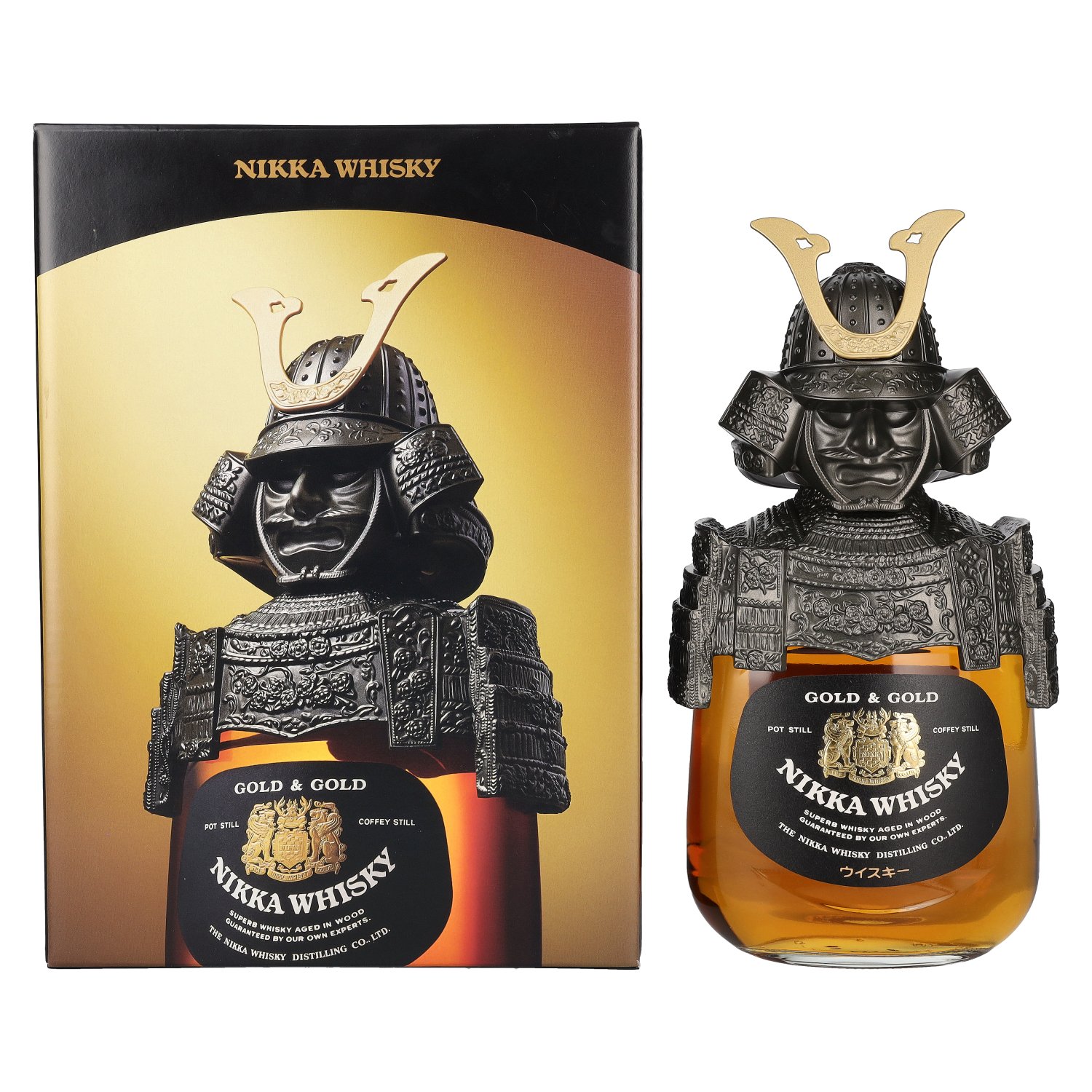 NIKKA GOLD & GOLD SAMURAI 0.75L 43% GB (kazeta)