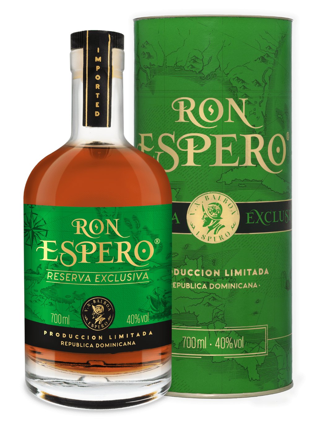 ESPERO RESERVA EXCLUSIVA 0.70L 40% GB (tuba)