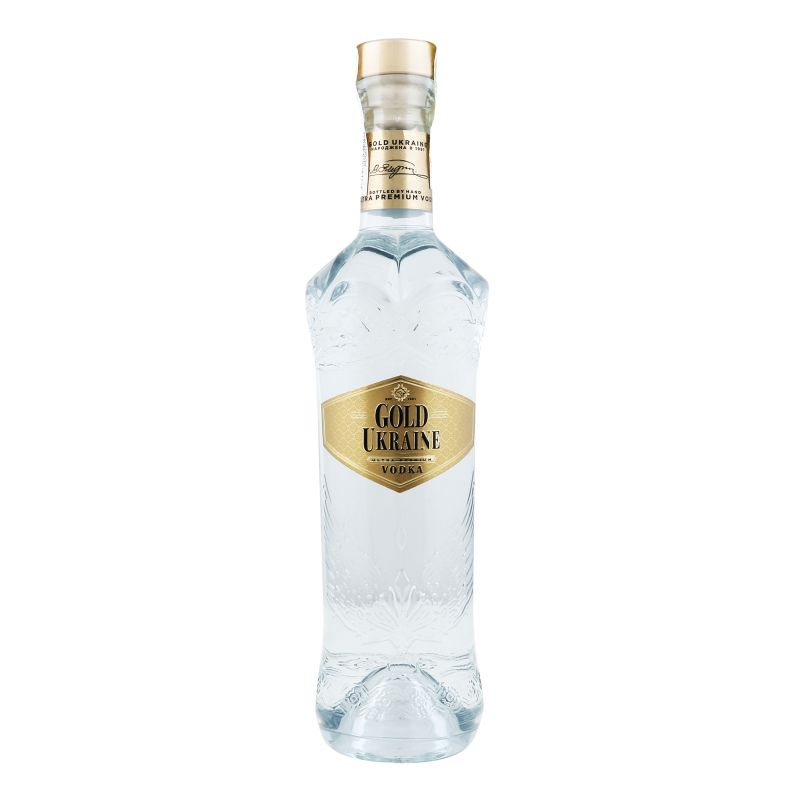 VODKA GOLD OF UKRAINE 0.50L 40% (čistá fľaša)