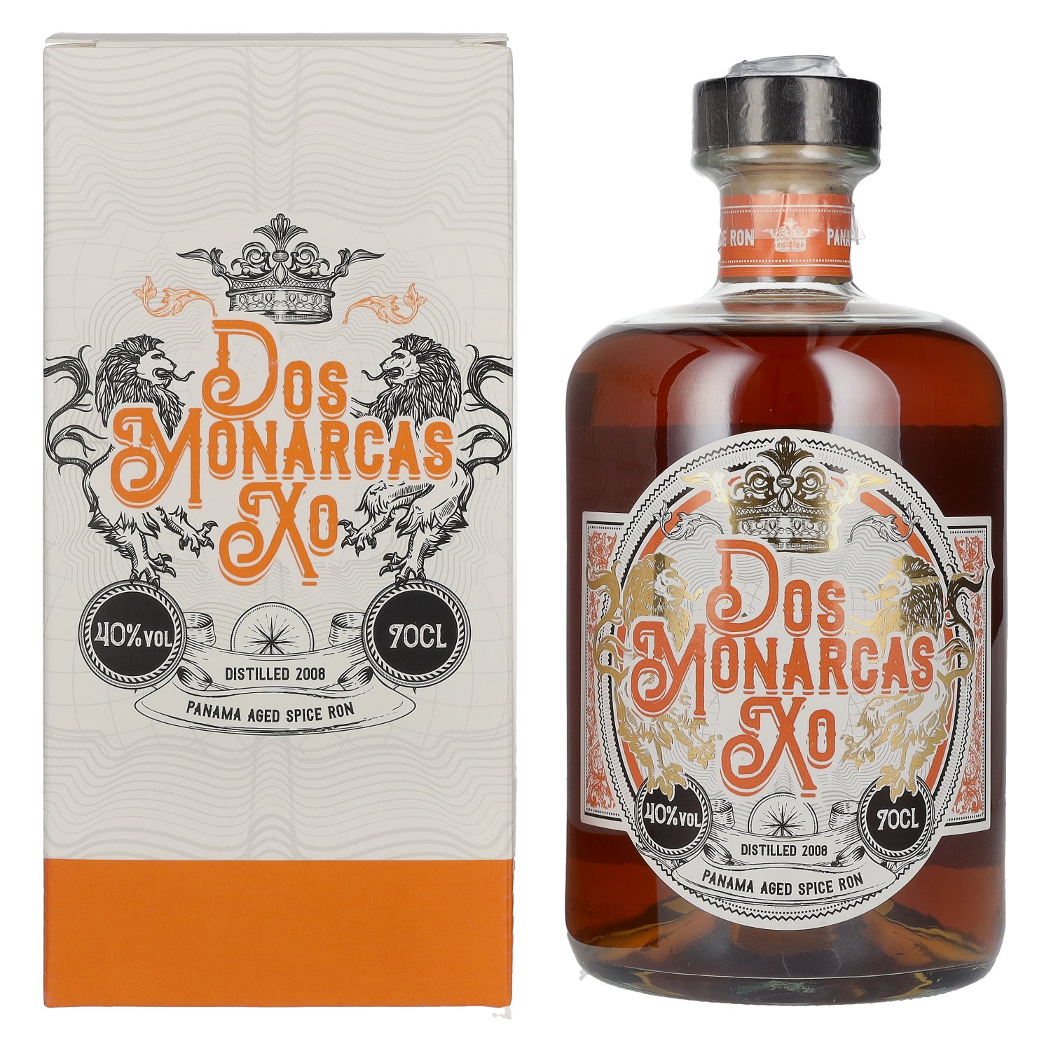 DOS MONARCAS XO ORANGE SPICED 0.70L 40% GB (krabica)