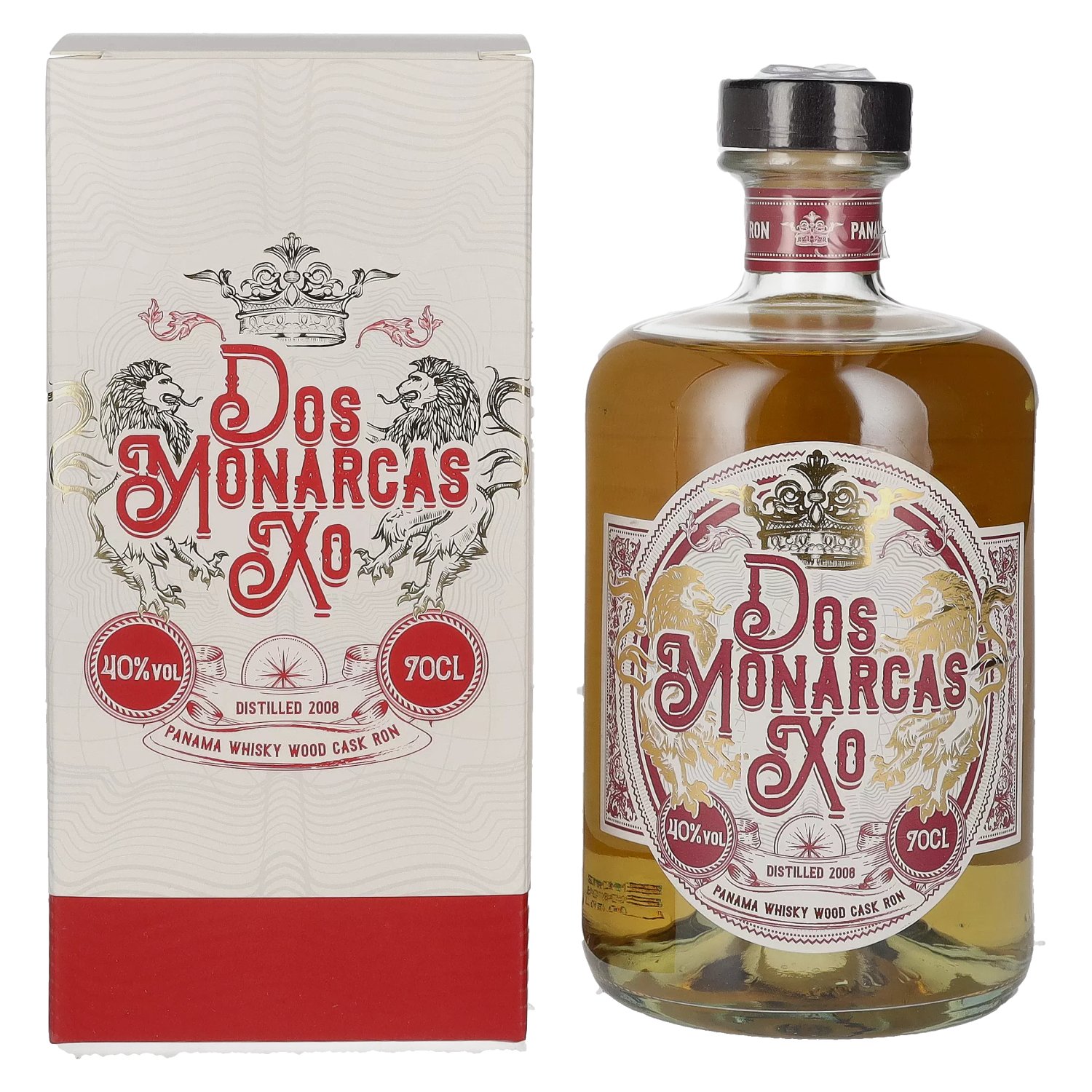 DOS MONARCAS XO WHISKY WOOD CASK FINISH 0.70L 40% GB (kartón)