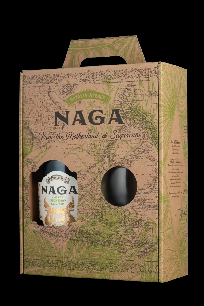 NAGA JAVA RESERVE INDONESIAN 0.70L 40% + 1 POHÁR GB (darčekové balenie 1 pohár)