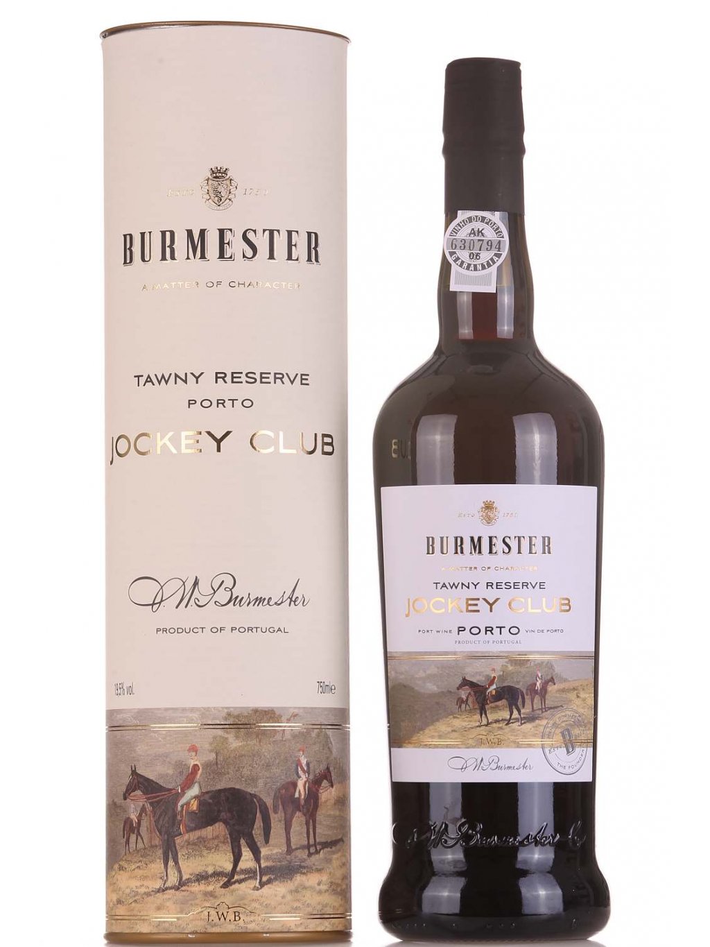 VÍNO BURMESTER PORTO TAWNY RESERVE JOCKEY CLUB GB 0.75L 19.5% (tuba)