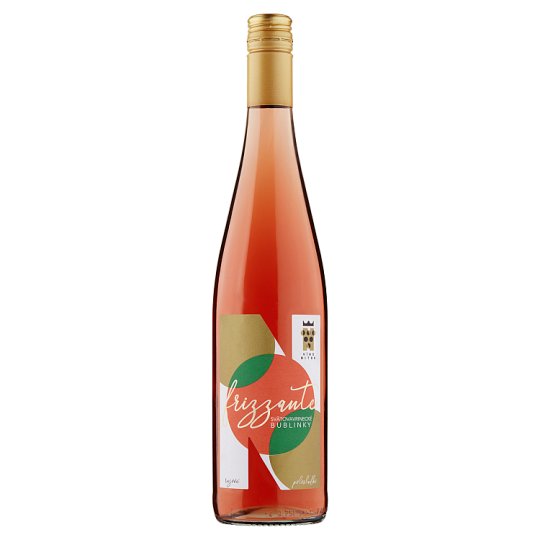 VÍNO NITRA SVATOVAVRINECKÉ ROSÉ FRIZZANTE BUBLINKY 0.75L 10% (čistá fľaša)