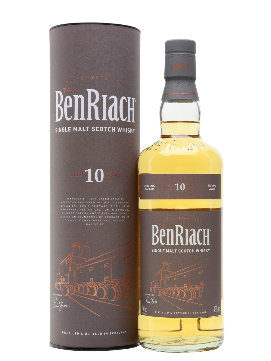 BenRiach 10y 43% 0,7 l (tuba)