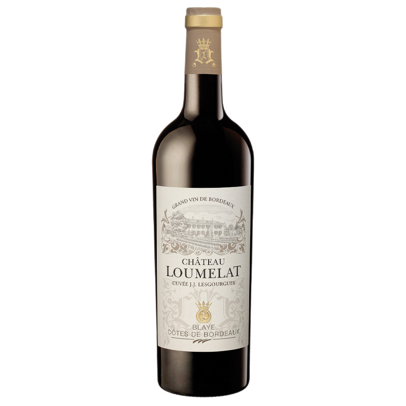 VÍNO CHATEAU LOUMELAT BORDEAUX 2019 0.75L 13.5% (čistá fľaša)