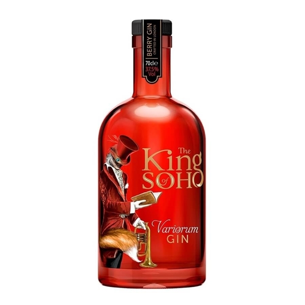 THE KING OF SOHO PINK GIN 0.70L 37.5% (čistá fľaša)