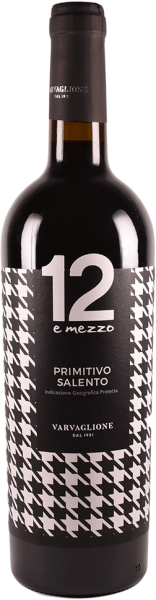 VÍNO VARVAGLIONE PRIMITIVO SALENTO 12E MEZZO 0.75L 12.5% (čistá fľaša)