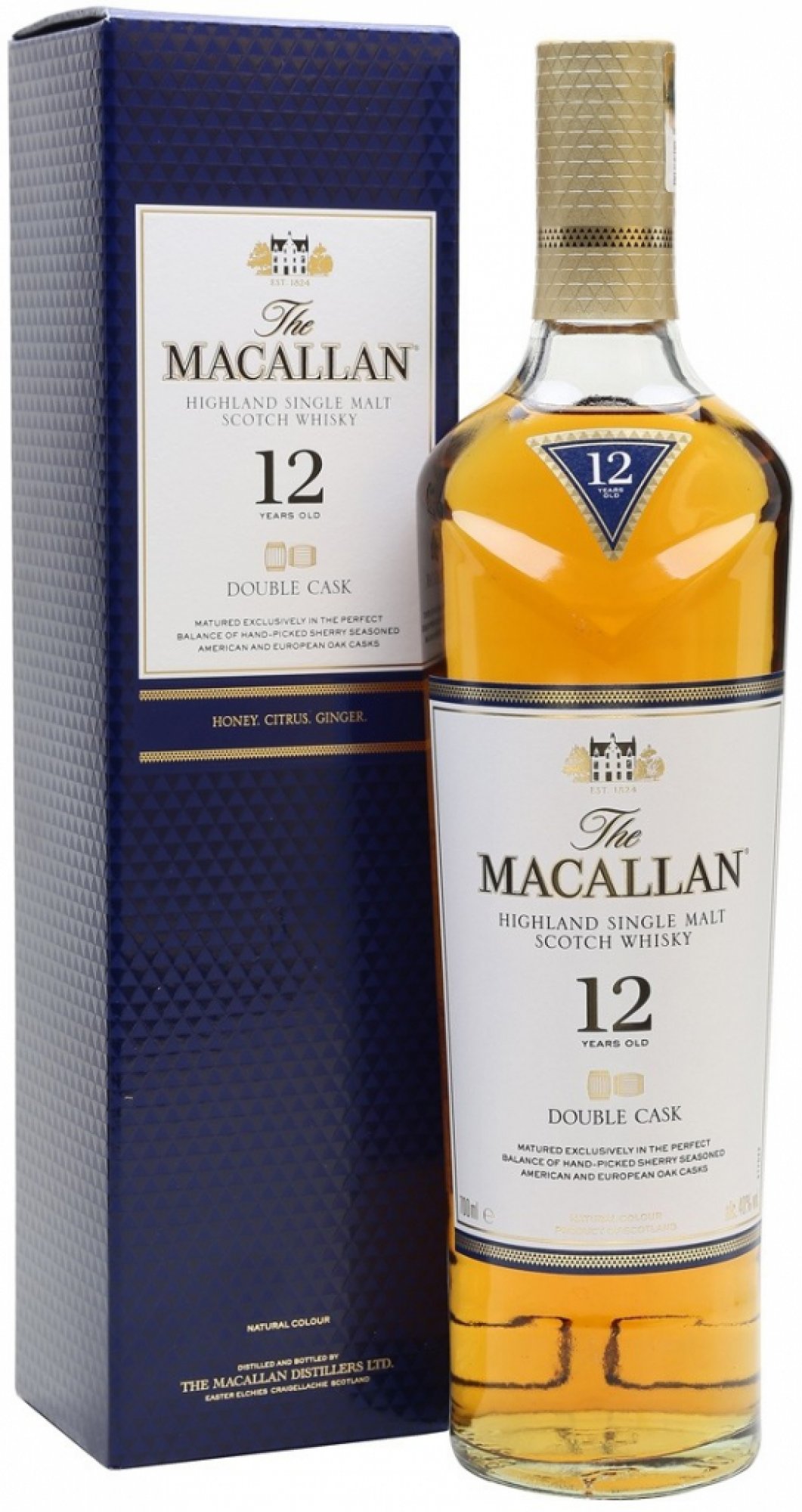 MACALLAN 12 YO DOUBLE CASK 0.70L 40% GB (kartón)