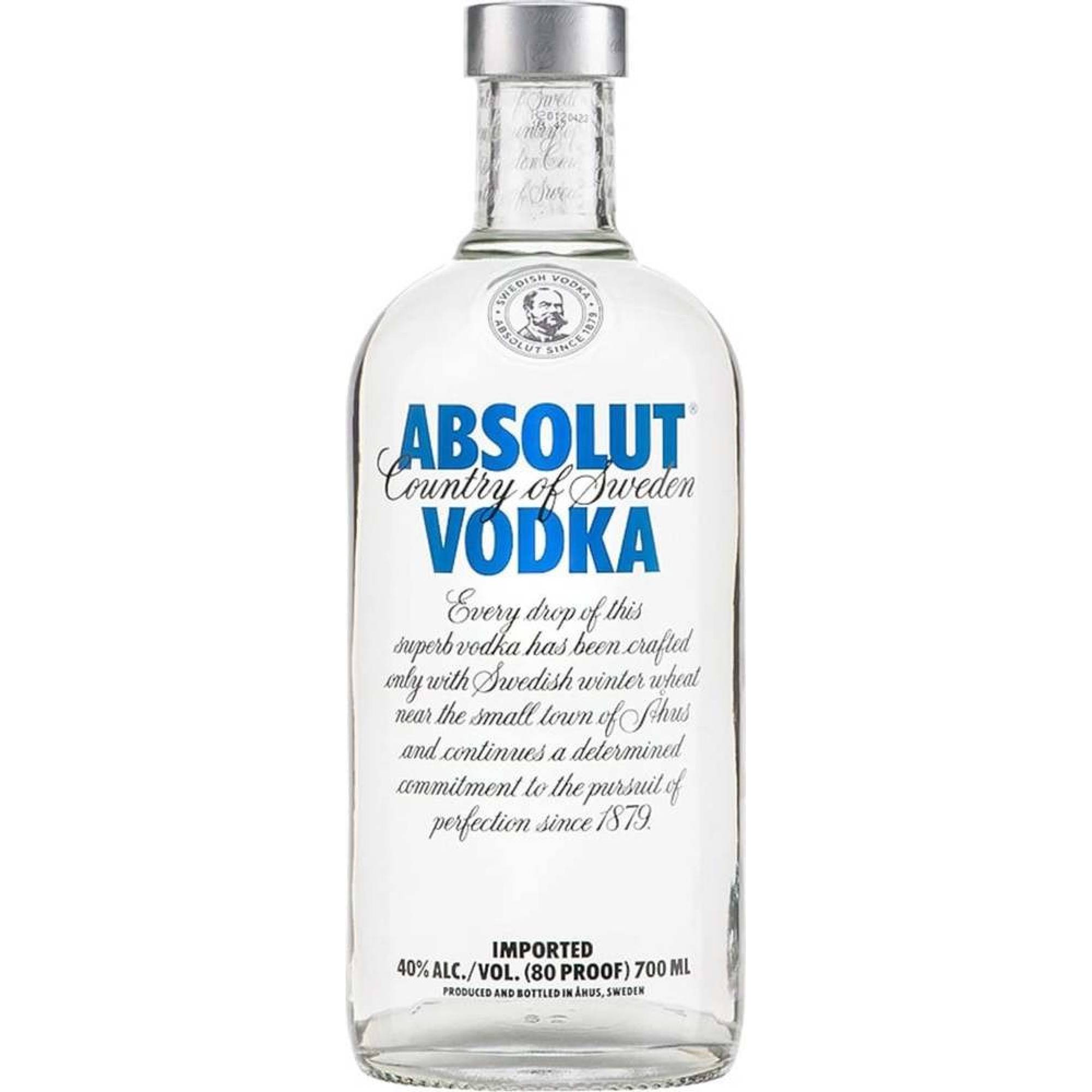 Absolut Vodka 40% 0,7 l (čistá fľaša)