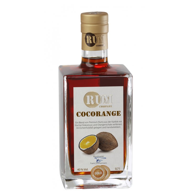 RUM COMPANY COCORANGE 0.70L 40% (čistá fľaša)