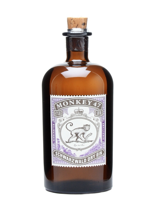 Monkey 47 Dry Gin 47% 0,5 l (čistá fľaša)