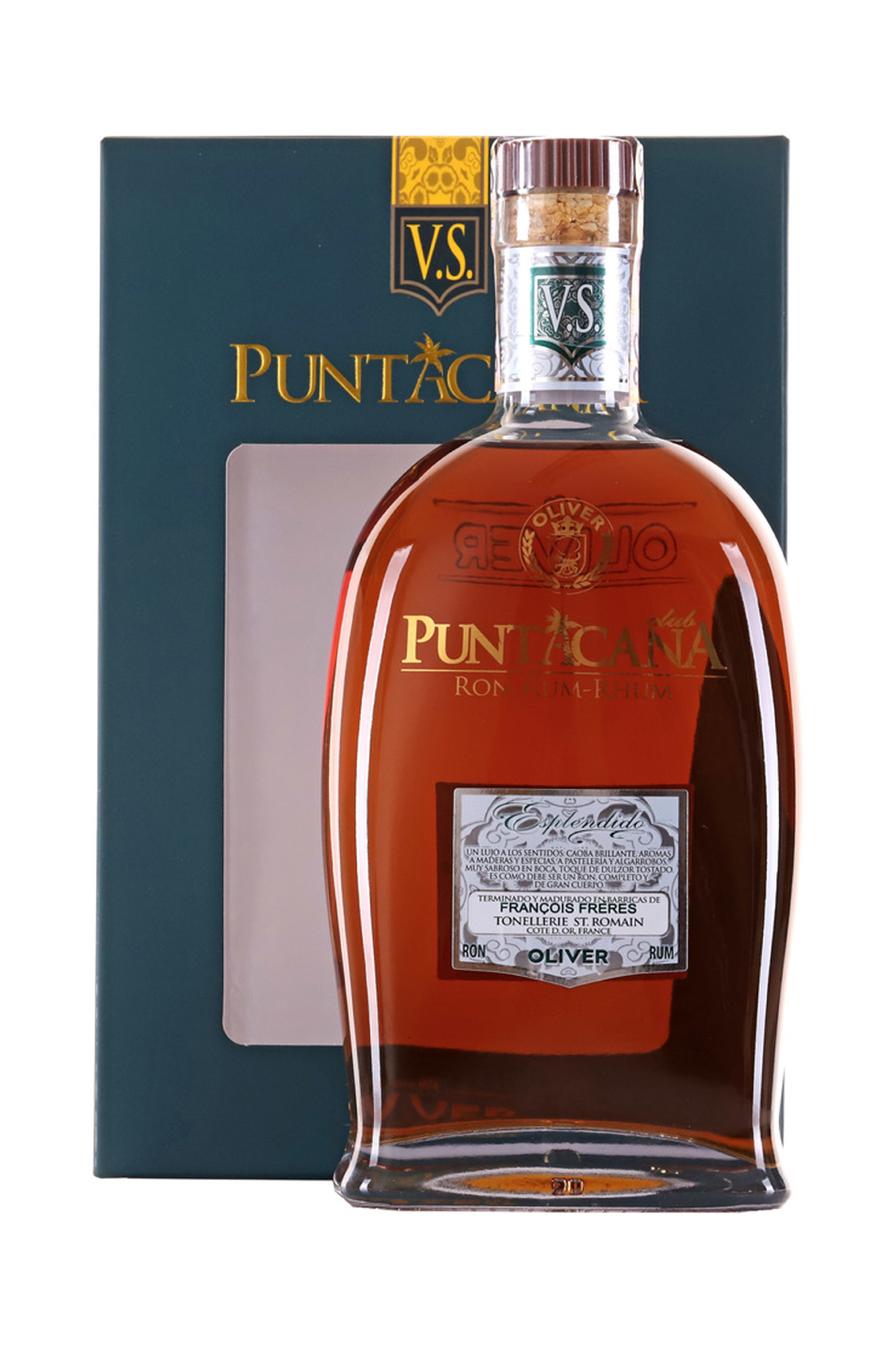 Puntacana club Espléndido Tmavý rum 12y 38% 0,7 l (krabička)