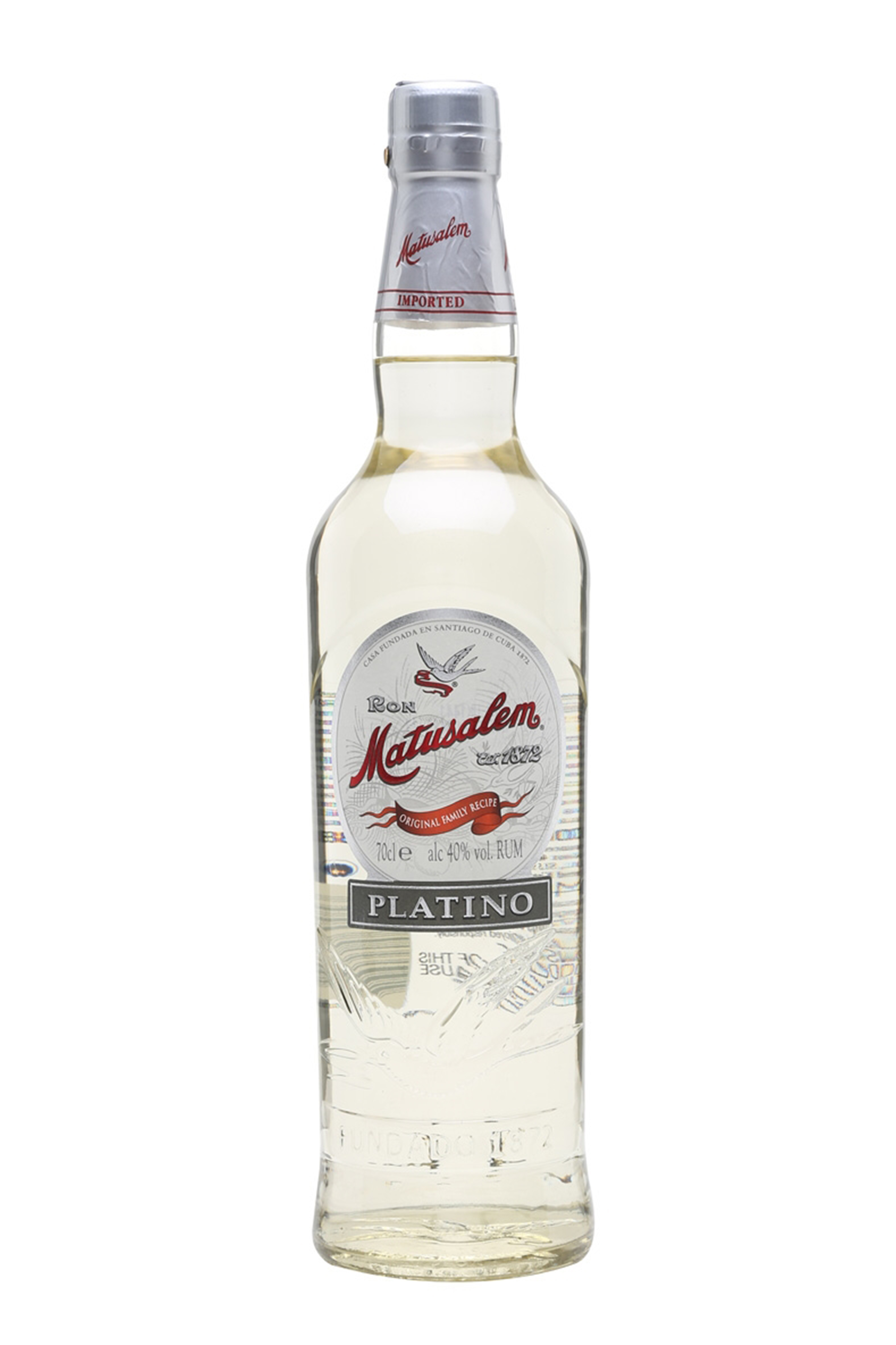 Ron Matusalem PLATINO Rum 40% 0,7 l (čistá fľaša)