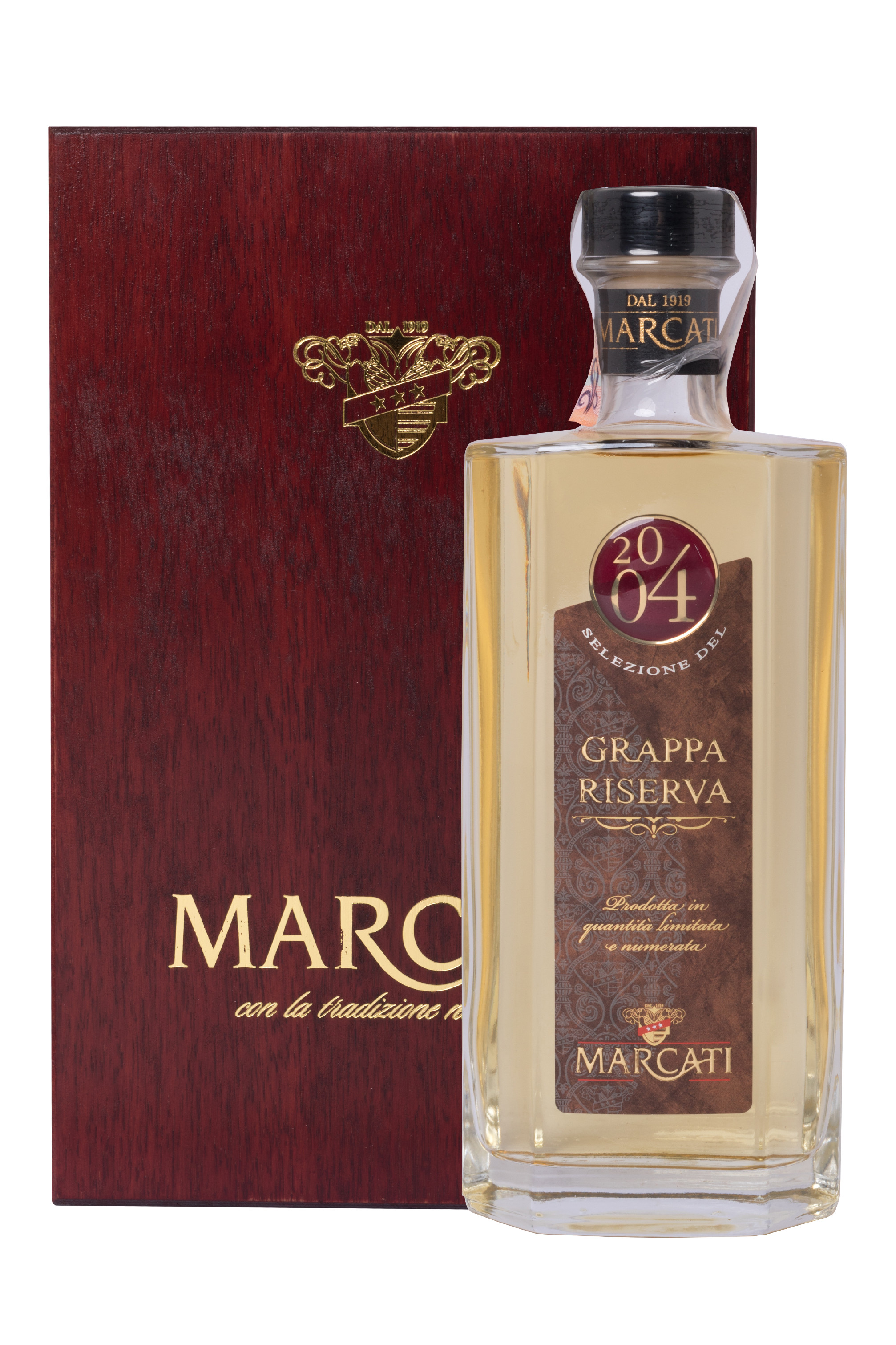 GRAPPA MARCATI RISERVA 2004 0.50L 40% (kazeta)