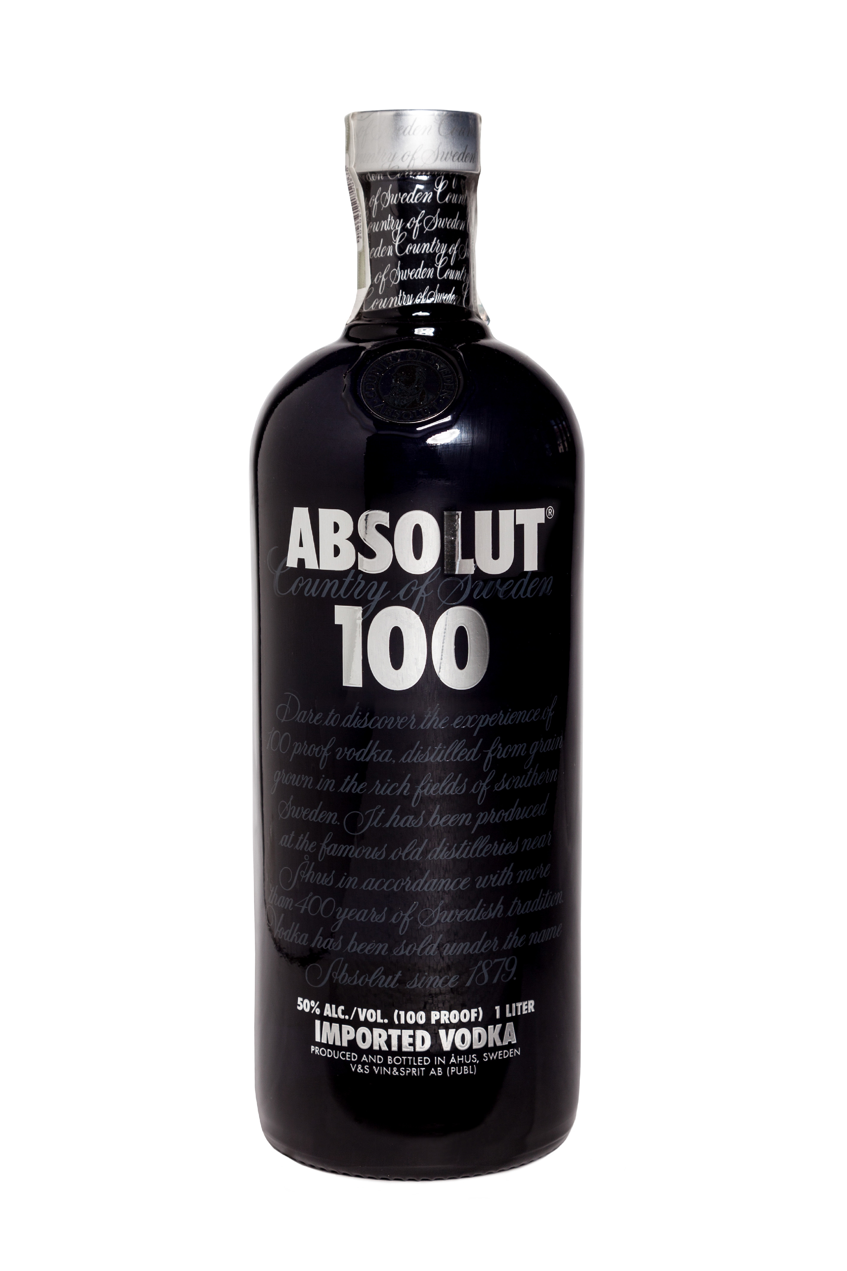 Absolut 100 50% 1 l (čistá fľaša)