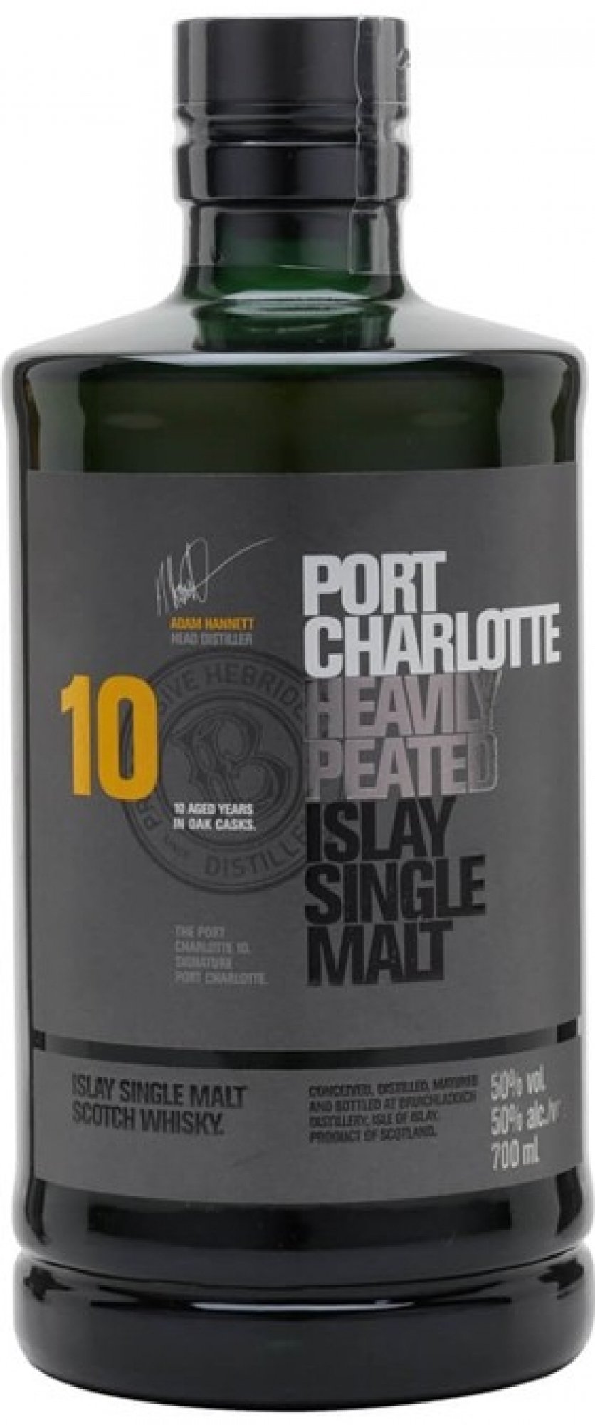 BRUICHLADDICH PORT CHARLOTTE 10 YO 0.70L 50% (čistá fľaša)