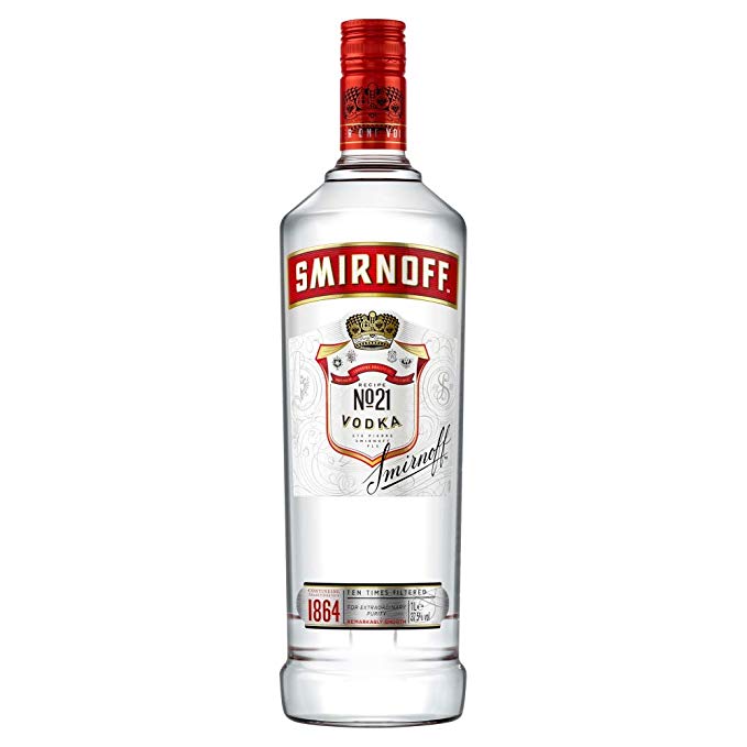 Smirnoff Red Vodka 37,5% 0,7 l (čistá fľaša)