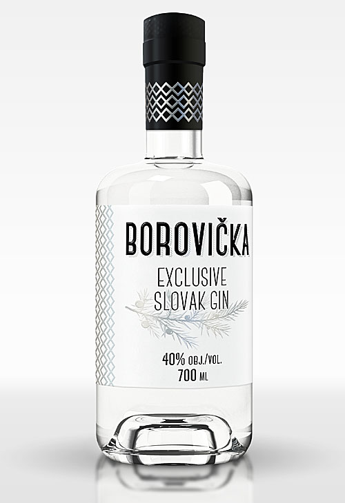 Borovička Exclusive Slovak Gin 40% 0,70 L