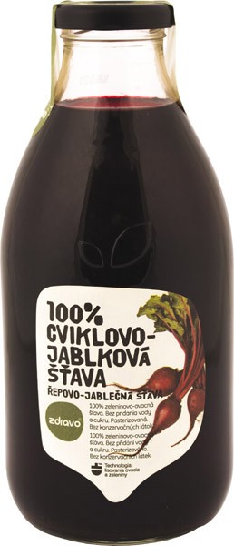 ZDRAVO 100% CVIKLOVO-JABLKOVÁ ŠŤAVA 6x0.75L (set)