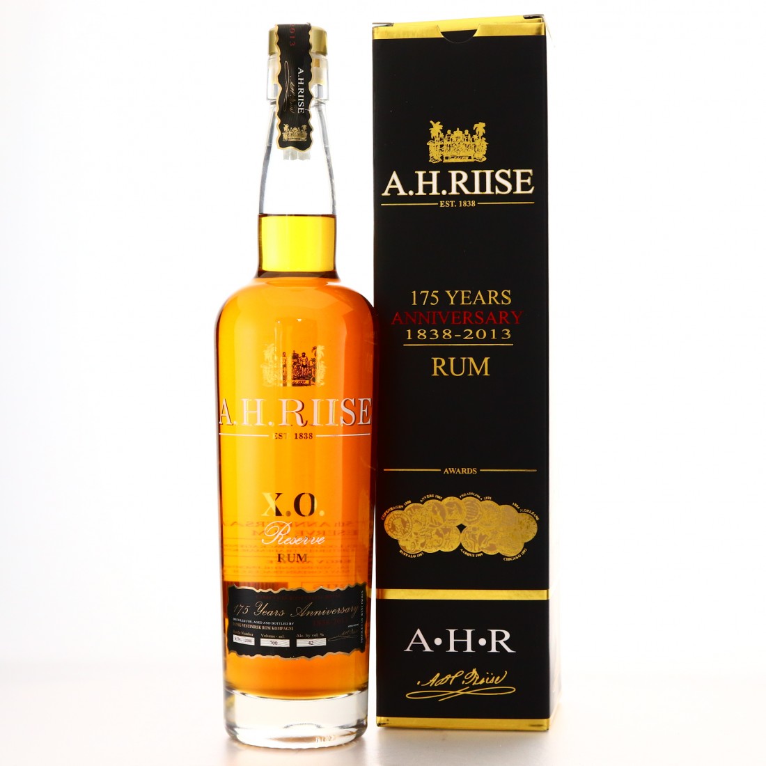 A.H. Riise XO 175 Years Anniversary 42% 0,7 l (karton)