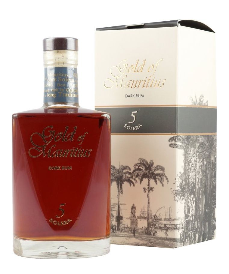 GOLD OF MAURITIUS SOLERA 5 YO 0.70L 40% GB (kartón)