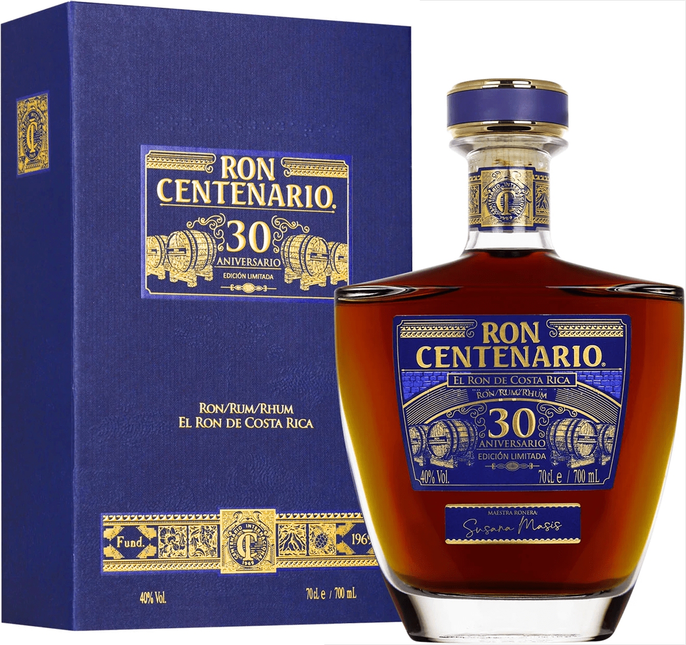 Ron Centenario Edición Limitada 30 y 40% 0,7 l (kazeta)