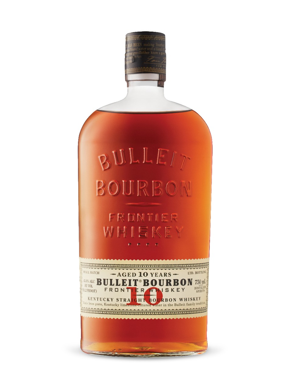 Bulleit 10y 45,6% 0,7 l (čistá fľaša)