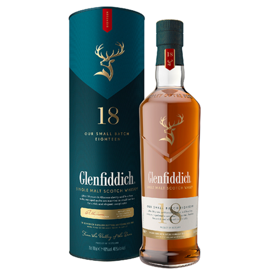 GLENFIDDICH 18 YO 0.70L 40% GB (tuba)